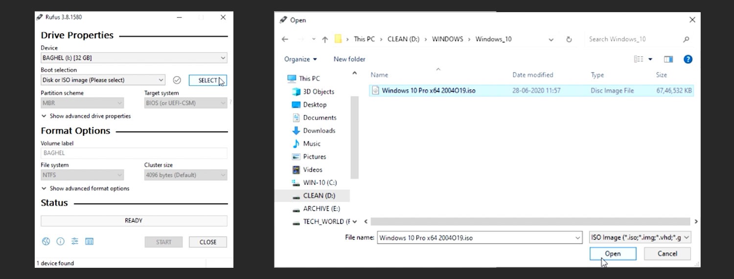 windows 10 install bootable usb drive
